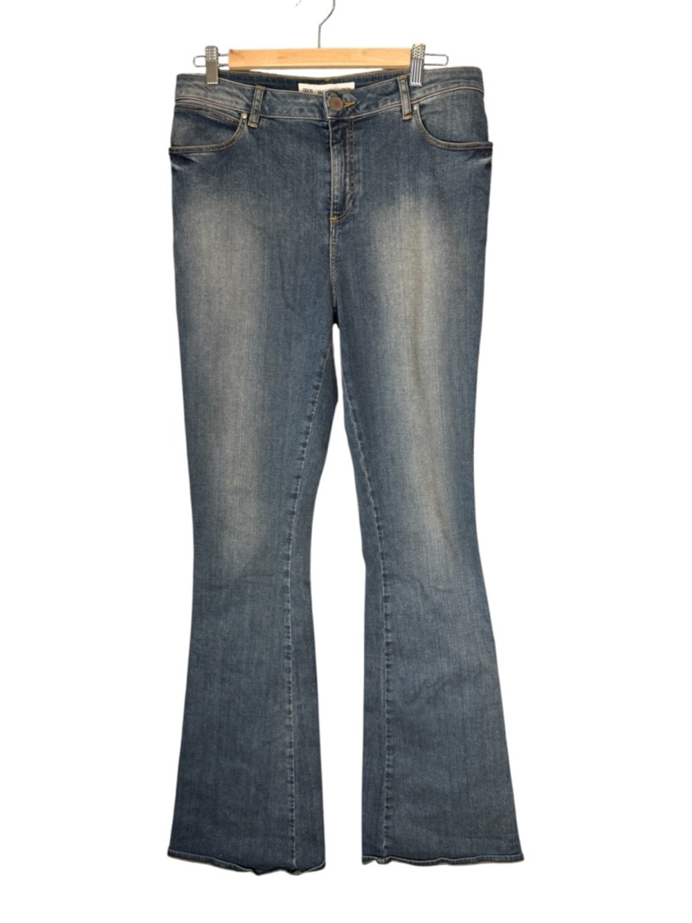 ASOS High Rise Flare Faded Jeans TALL 32/36